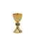 #197 Last Supper Node Chalice | 6-7/8"H | Brass