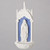 11.5" Our Lady of Lourdes Della Robbia Holy Water Font | Resin