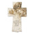 10" Resurrection & Life Prayer Cross | Resin/Stone Mix