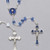 16" Blue First Communion Rosary with Round Beads