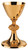 #2255 Contemporary Chalice | 8 1/4", 14oz. | 24K Gold-Plated