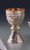 #2400 Loaves Chalice & Dish Paten | 7", 16oz. | Silver Plated | 24K Gold Lined