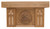 #40 Paschal Lamb Altar of Sacrifice with Marble Insets | Oak | Multiple Finishes Available