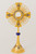 #1932 Hand-Chiseled Reims Monstrance | 25-1/2"H | Gold Plated | Handmade in Italy