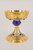 #623 "Reims" Hand Chiseled Principal Chalice | 8 1/4", 21oz. | Gold Plated | Handmade in Italy