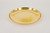 #456 Smooth Brass Bowl Paten | Holds 180 Hosts | 24K Gold-Plated | Handmade in Italy