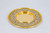 #616 Ornate Gold & Silver Paten | 6-3/8" | Sterling & Gold Two-Tone | Handmade in Italy