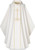 #3921 Gold-Embroidered Baptismal Applique Gothic Chasuble | Roll Collar | Poly/Viscose #3921 Gold-Embroidered Baptismal Applique Gothic Chasuble | Roll Collar | Poly/Viscose