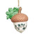 2.5" Acorn Cardinal Holiday Tradition Ornament | Porcelain