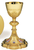 Holy Family Chalice & IHS Well Paten | 9", 10oz. | 24K Gold Plated | Made in Poland