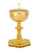 10" Ornate Engraved Traditional Covered Ciborium | 24K Gold Plated