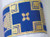 #513 Embroidered Marian Blue Banded Deacon Stole | 100% Poly
