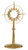 #7284 Ornamented Stone Monstrance | 24K Gold Or Silver-Plated | Handmade In Spain