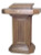 #355 Pedestal Pulpit with Drawer | Multiple Finishes Available