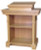 #360 Pulpit with Shelves | Multiple Finishes Available