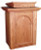 #590 Pulpit with Shelves | Multiple Finishes Available