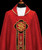 IHS Embroidered Chasuble | Square Collar | 100% Polyester | All Colors