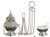 #757 Censer, Boat & Spoon | Multiple Finishes Available