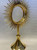 #5540-A Large Paschal Lamb Monstrance | 24K Gold-Plated | Handmade In Spain | Holds 5-3/4" Host