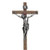 20.25" Antique Silver Wall Crucifix