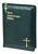 St. Joseph NABRE Bible | Green Bonded Leather | Zipper Closure | Personal Size Gift Edition 