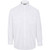 Ample Cut White Clergy Shirt | Tab Collar | Long Sleeve | Poly/Cotton