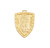 Gold Over Sterling Silver St. Michael Shield Medal