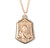 Gold Over Sterling Silver Scapular Medal