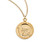 Guardian Angel Med Round Gold Over Sterling Silver Medal