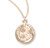 Holy Baptism Med Round Gold Over Sterling Silver Medal