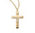 Gold Over Sterling Silver Two Toned Crucifix