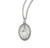 Our Lady of Laleche Oval English Version Sterling Silver Medal