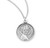 Sterling Silver "Light of the World" Round Infant Jesus Medal
