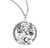 Sterling Silver Our Lady of Perpetual Help Round Medal