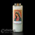 Spanish Our Lady of Guadalupe In Memory  6-Day Glass Candles | Case of 12