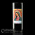 Spanish Our Lady of Guadalupe In Memory 5/6/7-Day Glass Globe | Case of 12