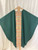 Green Coronation Brocade Gothic Chasuble | Plain Collar