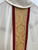 Gold Brocade with Burgundy Highlights Gothic Chasuble | Roll Collar | Made in Canada