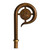 Solid Walnut Crozier with Agnes Dei Carving | 72"H