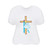 Cross and Shell Baptismal Bib | Pack/24