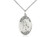 St. Joan of Arc Oval Solid Sterling Silver Medal | Multiple Chain Lengths