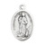 1" Saint Martha Oval Antiqued Silver Oxidized Medal | Bag of 25