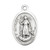 1" Saint Raphael Oval Antiqued Silver Oxidized Medal | Bag of 25