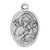 1" Our Lady of Perpetual Help Oval Antiqued Silver Oxidized Medal | Bag of 25