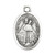 1" Our Lady of Olives and Sacred Heart of Jesus Oval Antiqued Silver Oxidized Medal | Bag of 25