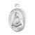 1" Mother Cabrini Oval Antiqued Silver Oxidized Medal | Bag of 25