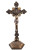 17" St. Benedict Crucifix with Base | Stands OR Hangs | Cold Cast Bronze