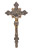 17" St. Benedict Crucifix with Base | Stands OR Hangs | Cold Cast Bronze