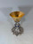 QUICK SHIP -  Hand-Chiseled “Holy Trinity” Chalice | 9-5/8", 7oz. | Sterling Silver Cup | Handmade in Italy