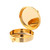 Two-Tone Holy Family Pyx | Holds 12 Hosts | 24K Gold-Plated
